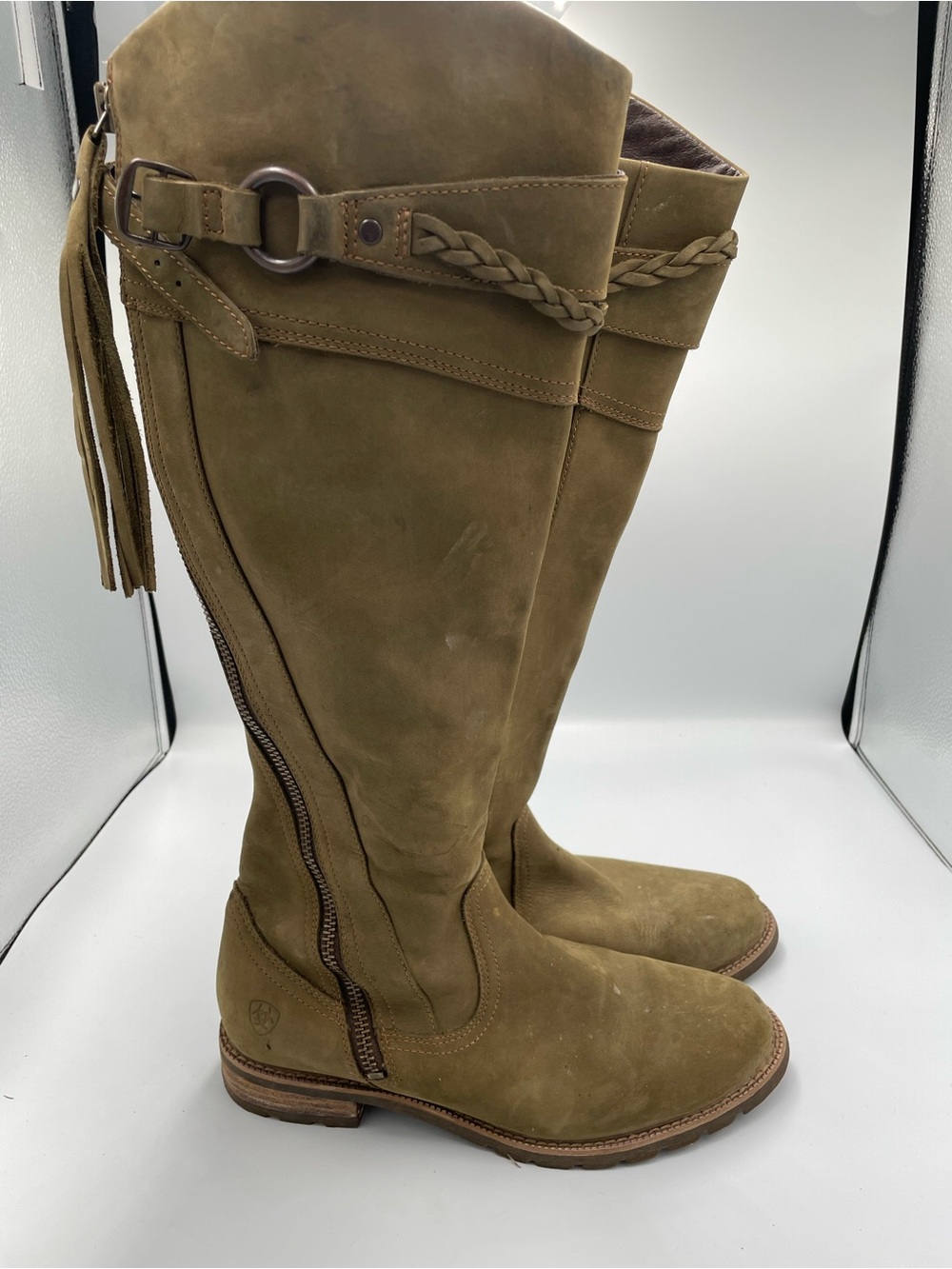 Ariat Boots Womens 8.5 B Green Riding Boots